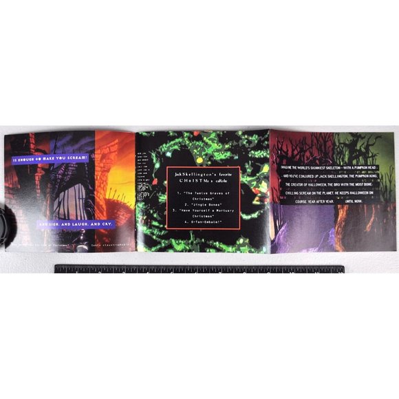 Nightmare Before Christmas Vtg Movie Promo Disney Lot Pins Button Frame Booklet - Picture 15 of 16